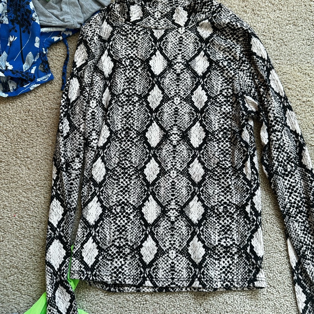 Mock neck shirt